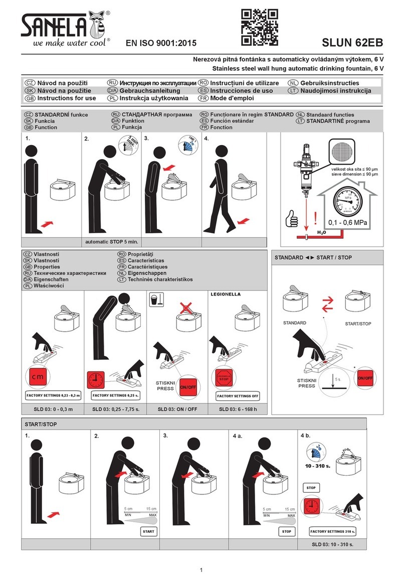 Sanela SLUN 62EB manual