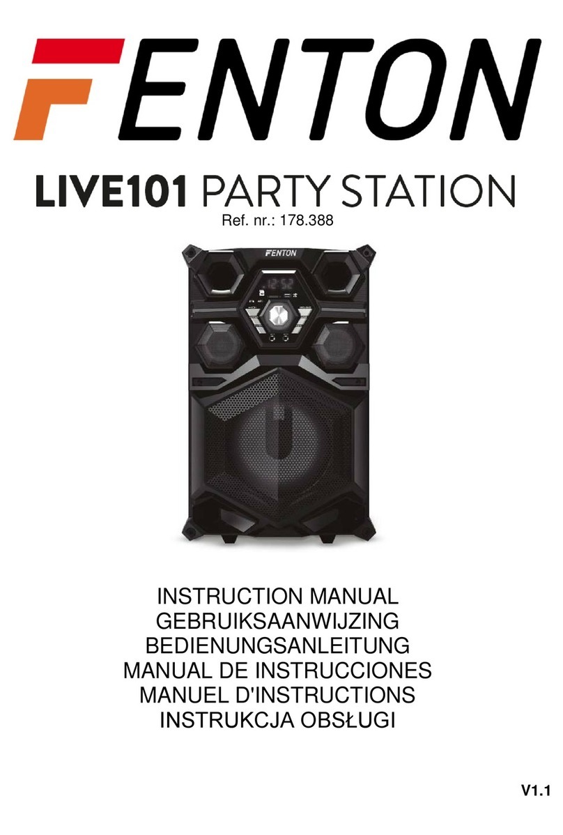 Fenton LIVE101 instruction manual