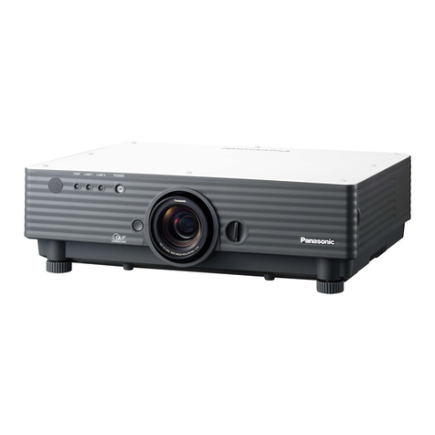 Panasonic PT-D5500EL operating instructions