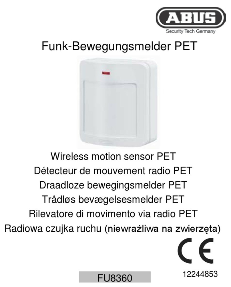 Abus FU8360 User manual Abus FU8360 User manual