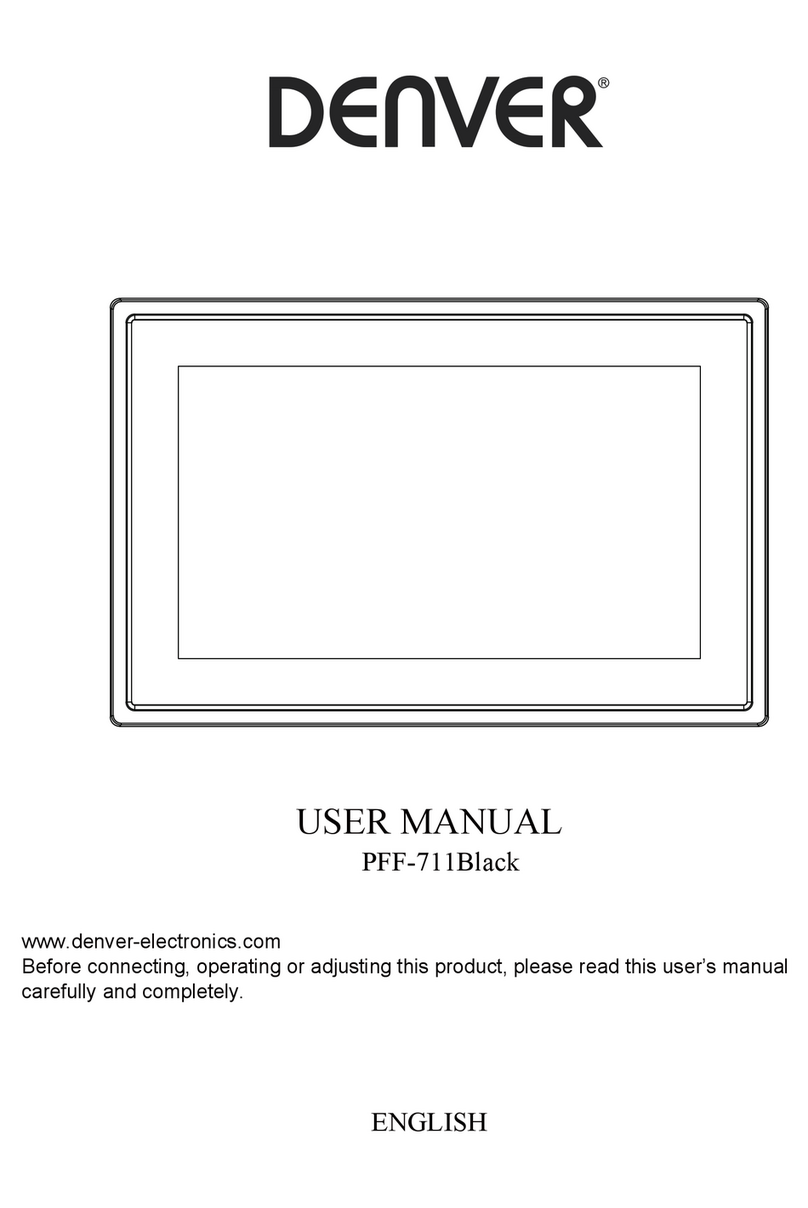 Denver Frameo PFF-711 Wit user manual