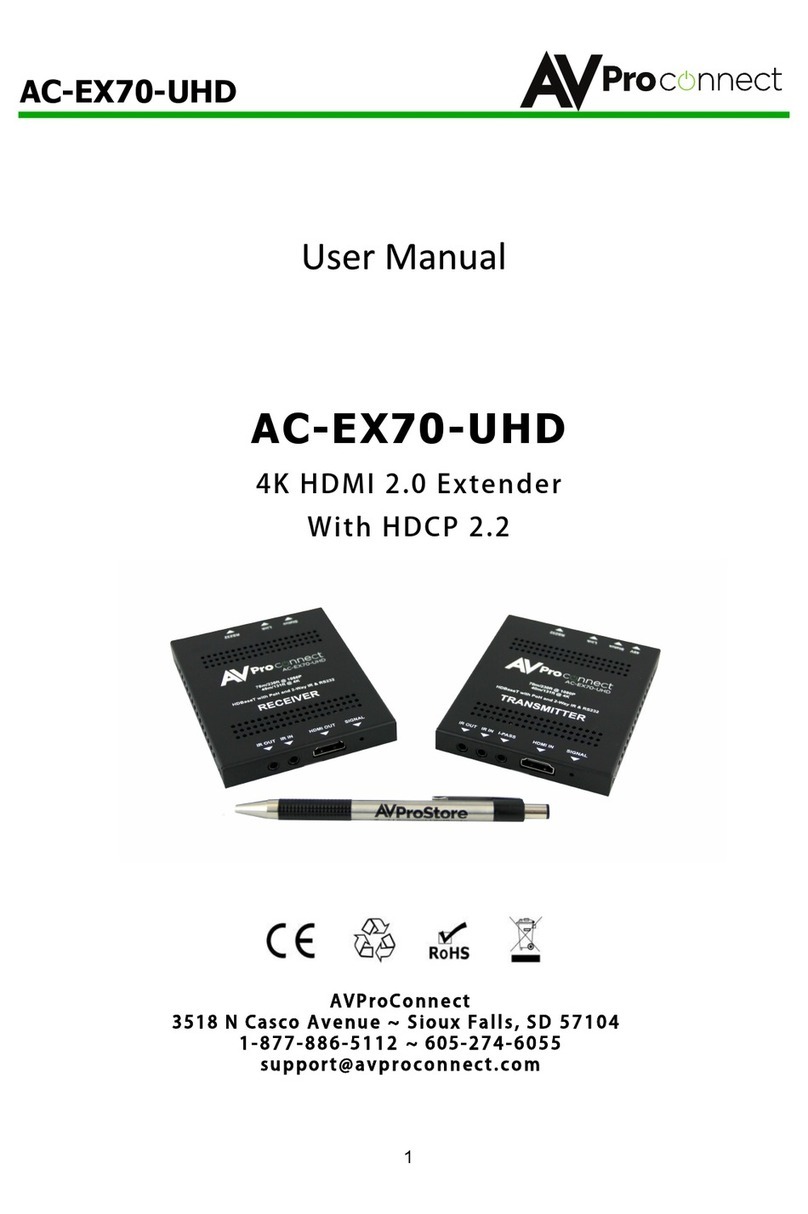 AVProConnect AC-EX70-UHD-KIT user manual
