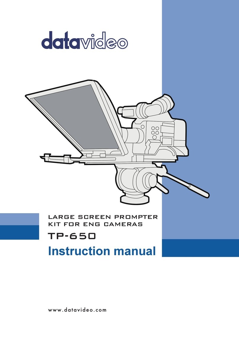 Data Video TP-650B instruction manual