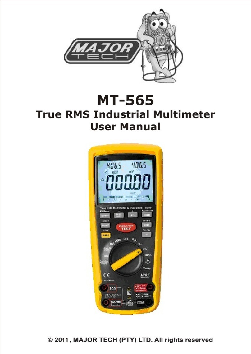 Major tech MT565 User manual