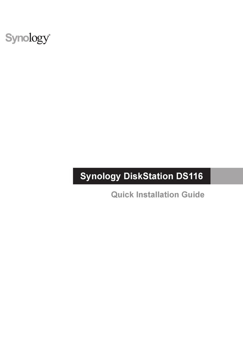 Synology DS116 User manual