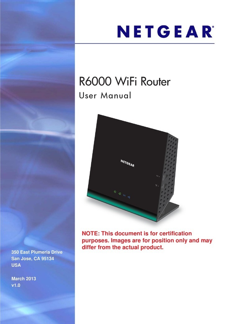 NETGEAR R6000 User manual