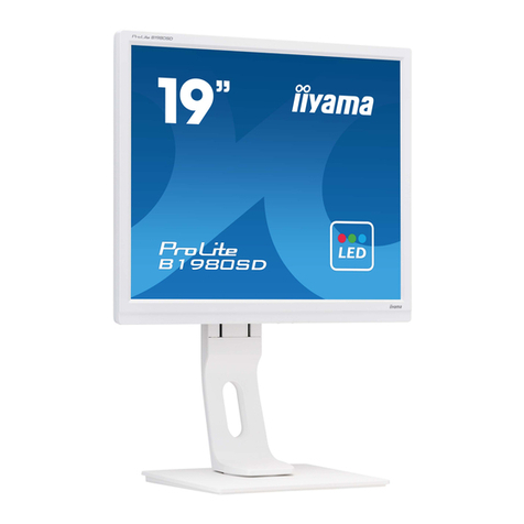 Iiyama ProLite B1980SD-W1 User manual