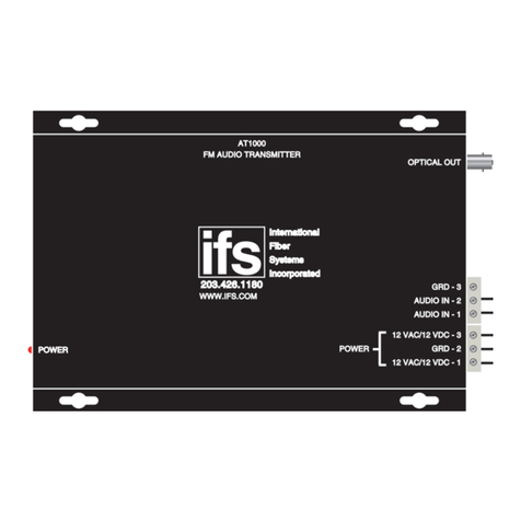 ifs AT1000 Installation instructions