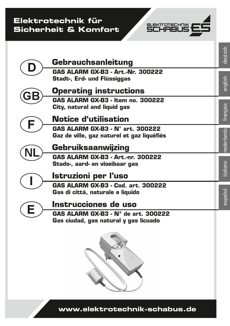 Elektrotechnik Schabus GX-B3 operating instructions
