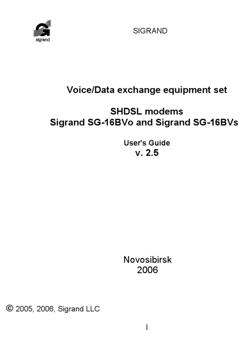 Sigrand SG-16BVo User manual