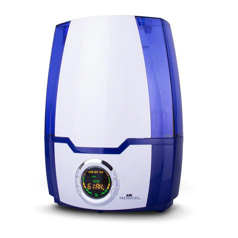 AIRINNOVATIONS Clean Mist Smart Humidifier Instruction manual and warranty information AIRINNOVATIONS Clean Mist Smart Humidifier Instruction manual and warranty information