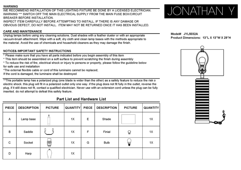 JONATHAN Y JYL5032A quick start guide