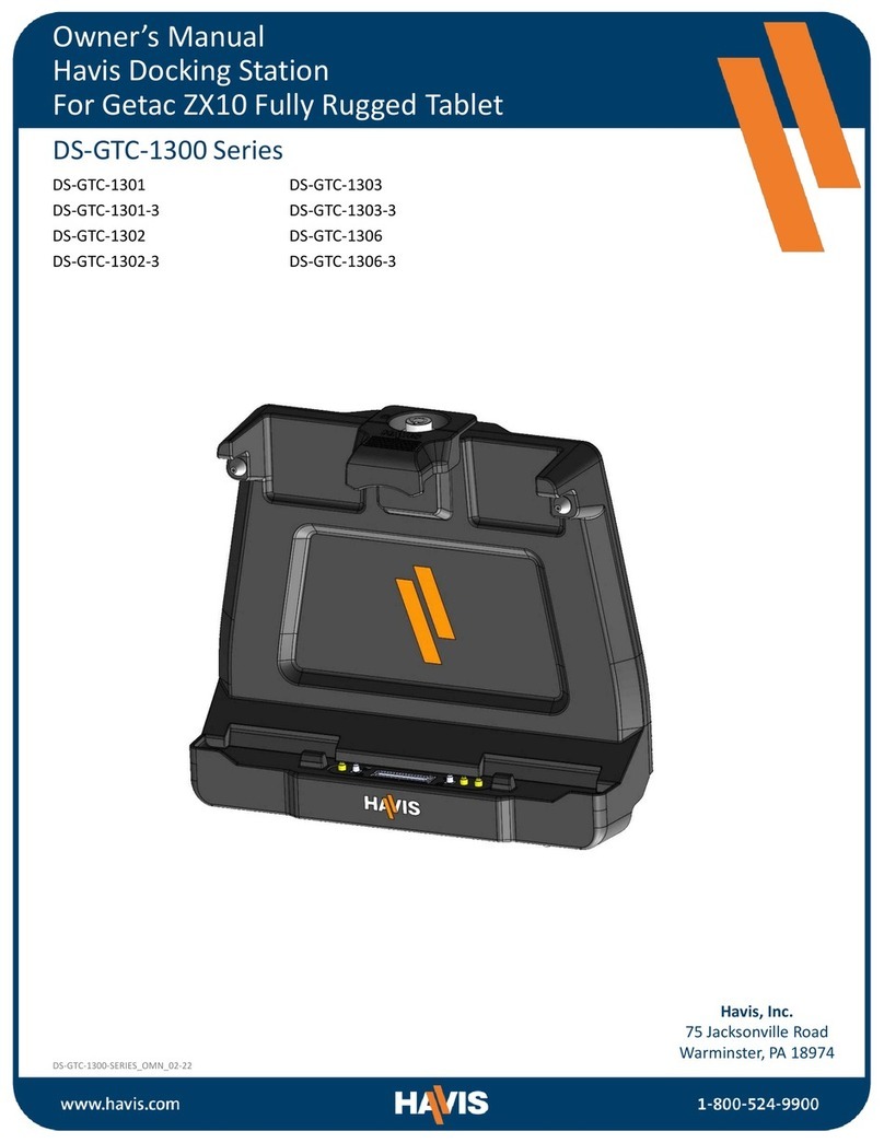 Havis DS-GTC-1300 Series User manual