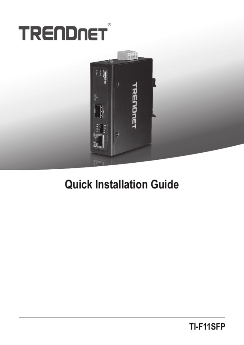 TRENDnet TI-F11SFP User manual
