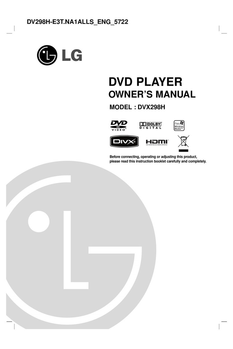 LG DV298H-E3T owner's manual