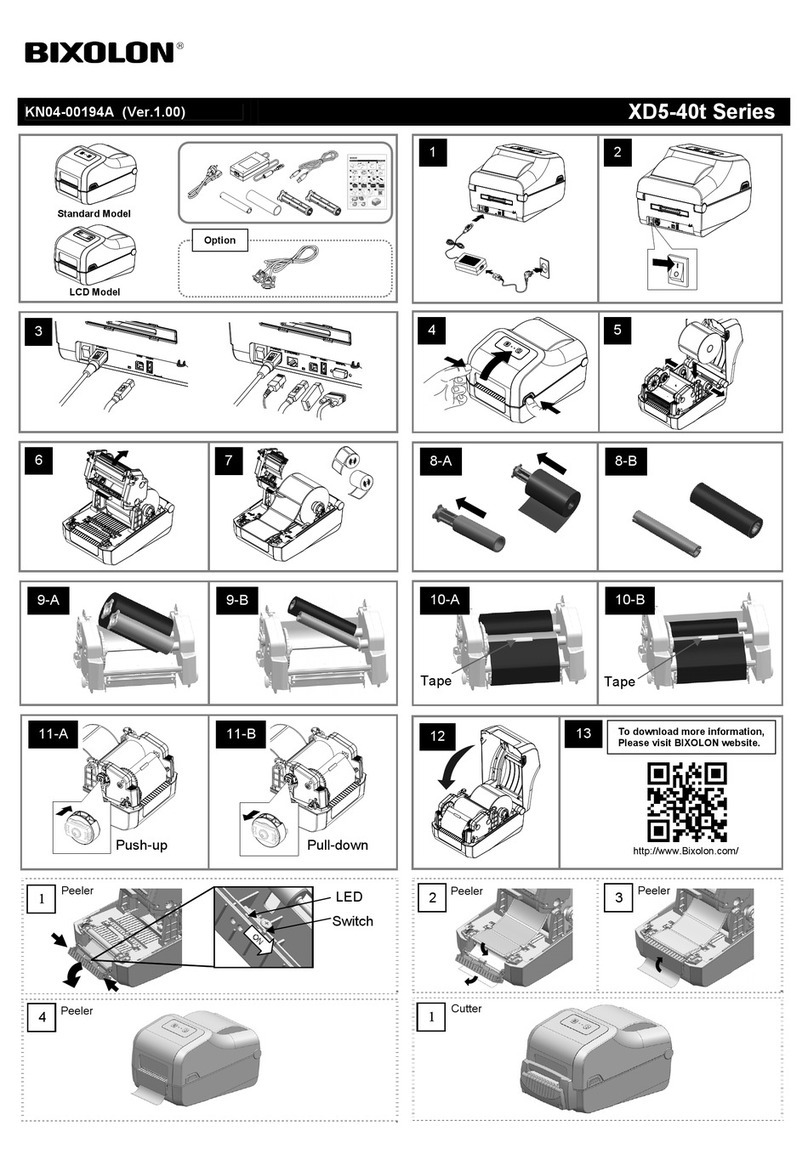 BIXOLON XD5-43t User manual