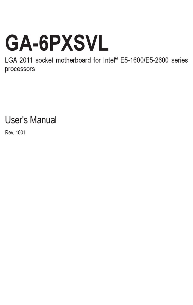 Gigabyte GA-6PXSVL User manual