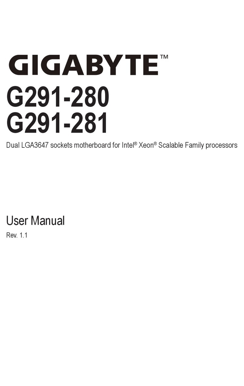 Gigabyte G291-280 User manual