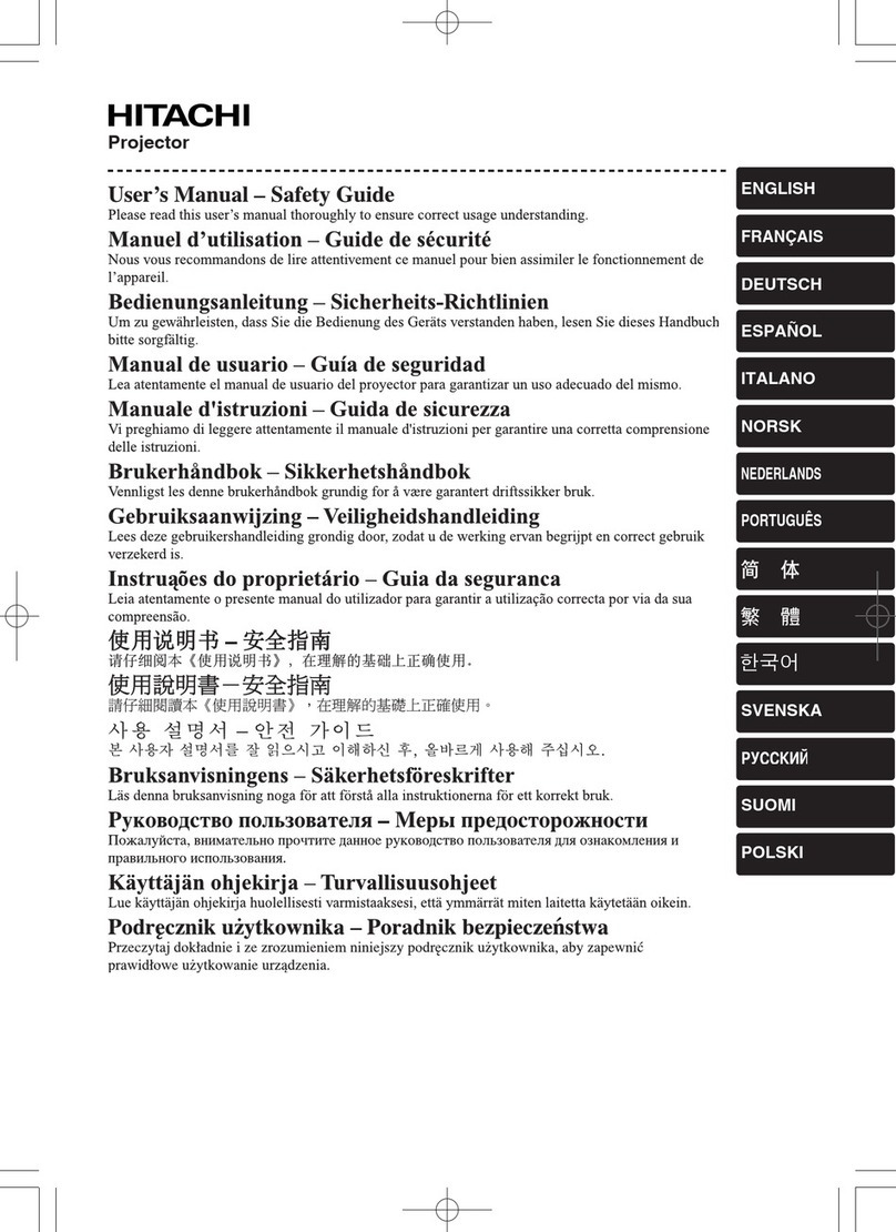 Hitachi HOME-1 User manual