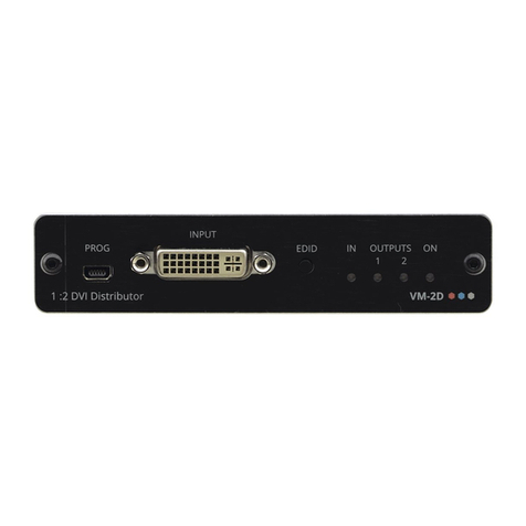 Kramer VM-2D quick start guide