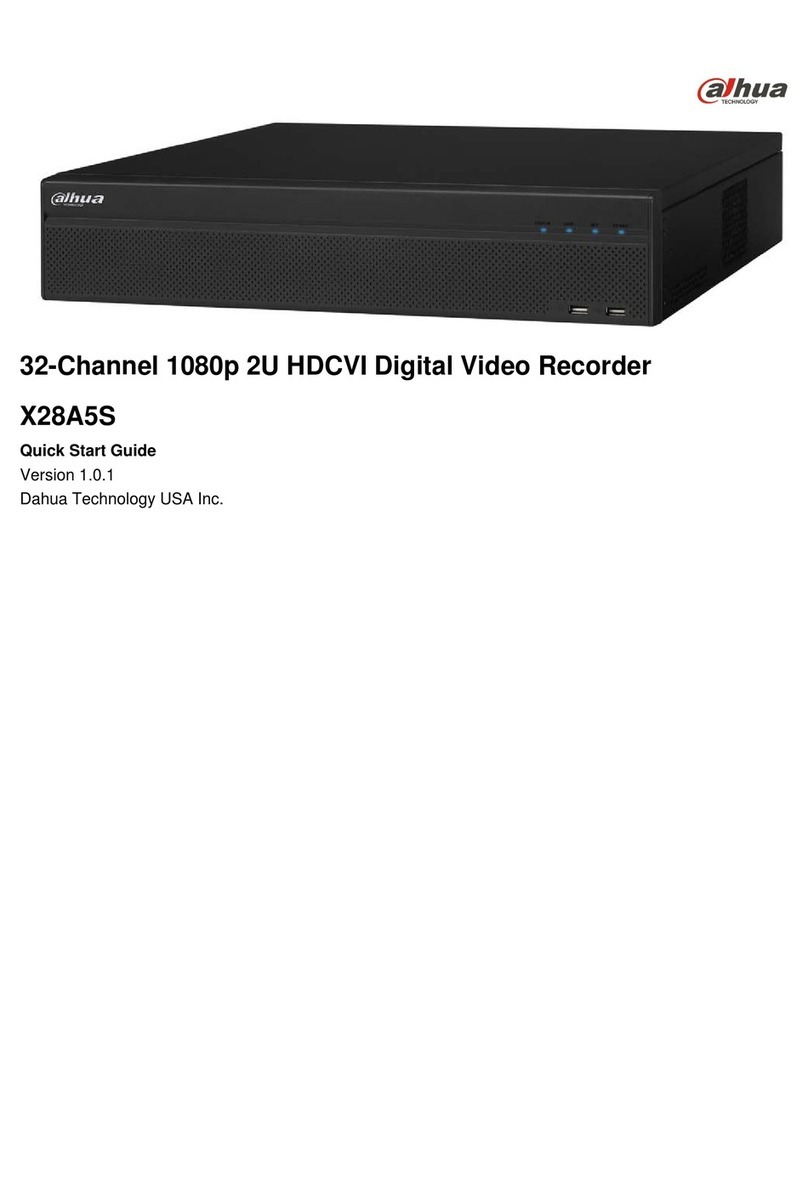 Dahua Technology X28A5S Series quick start guide