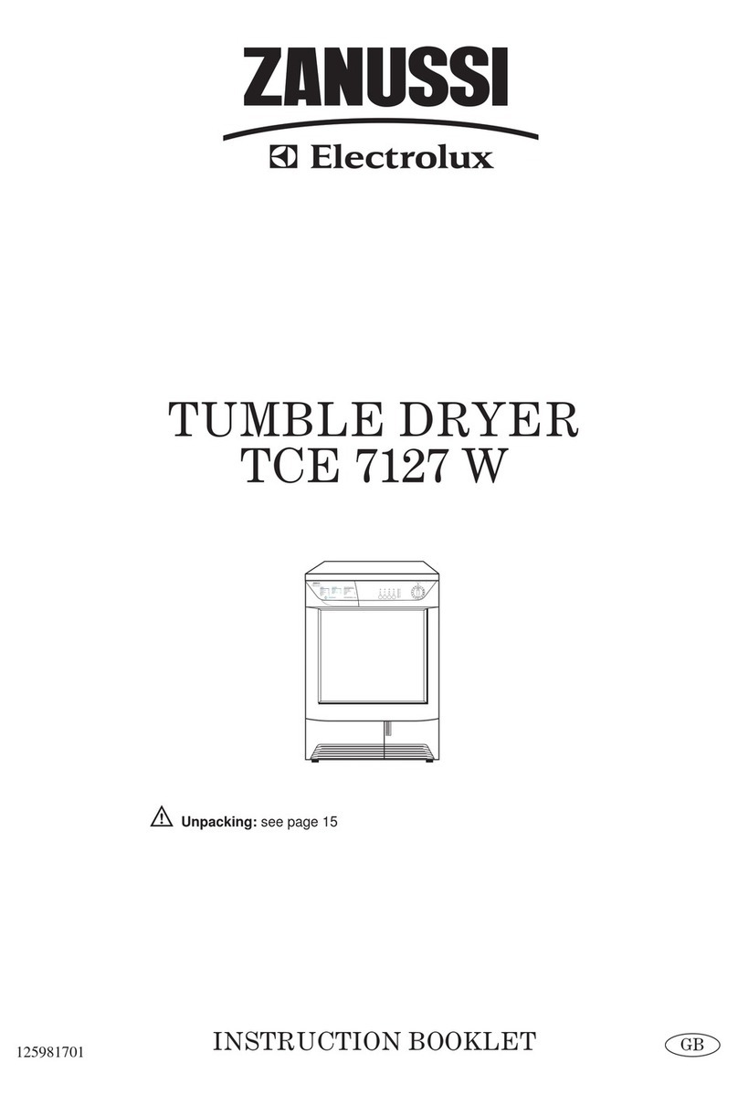 Electrolux Zanussi TCE 7127 W User manual