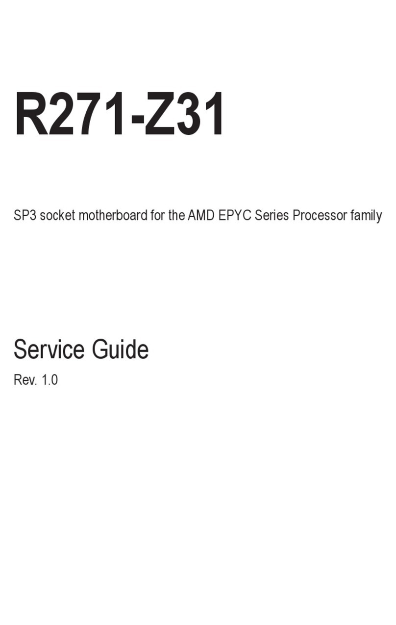 Gigabyte R271-Z31 Service guide