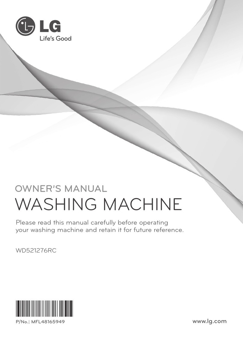 LG WD521276RC User manual