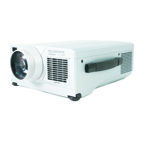 Hitachi CP-X990W User manual