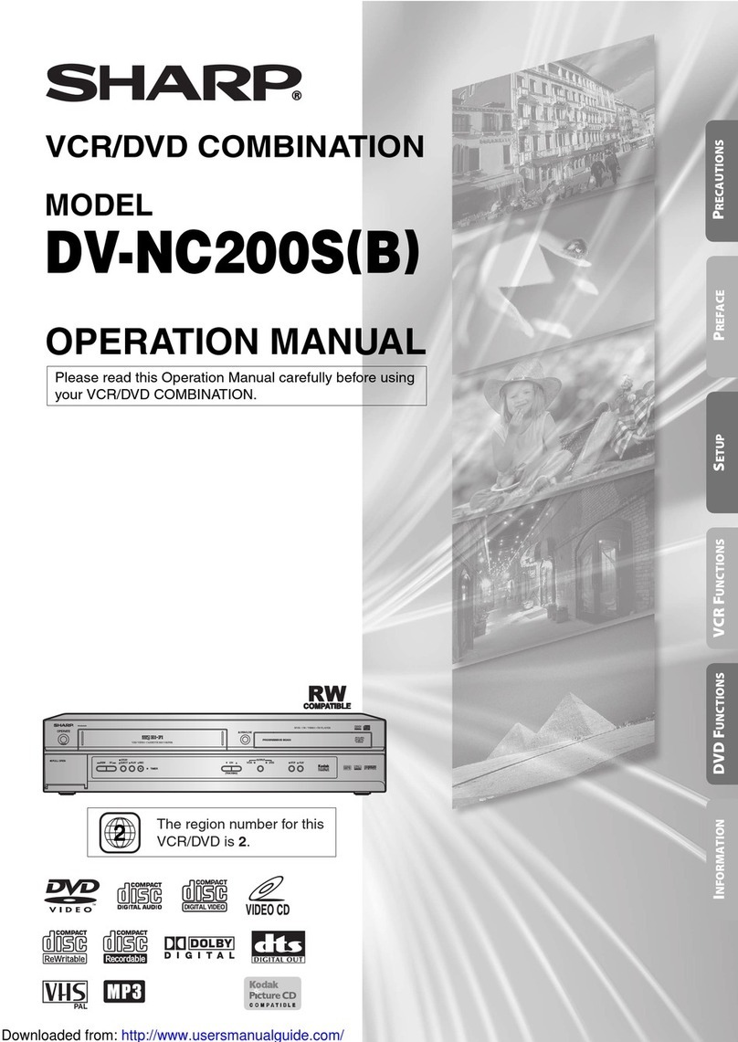 Sharp DV-NC200S User manual