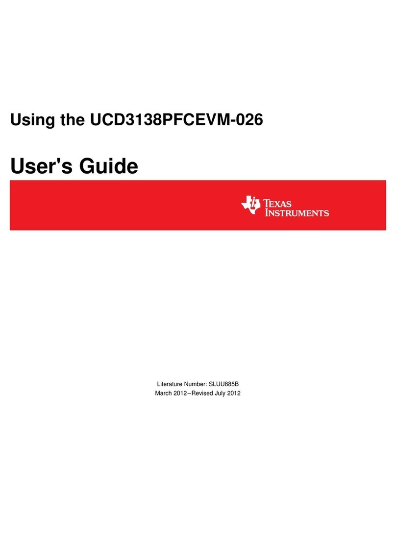 Texas Instruments UCD3138PFCEVM-026 User manual