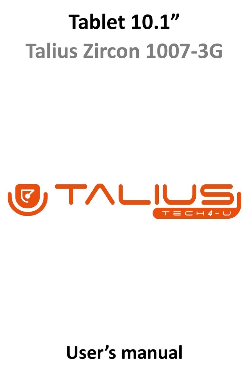 Talius Zircon 1007-3G user manual