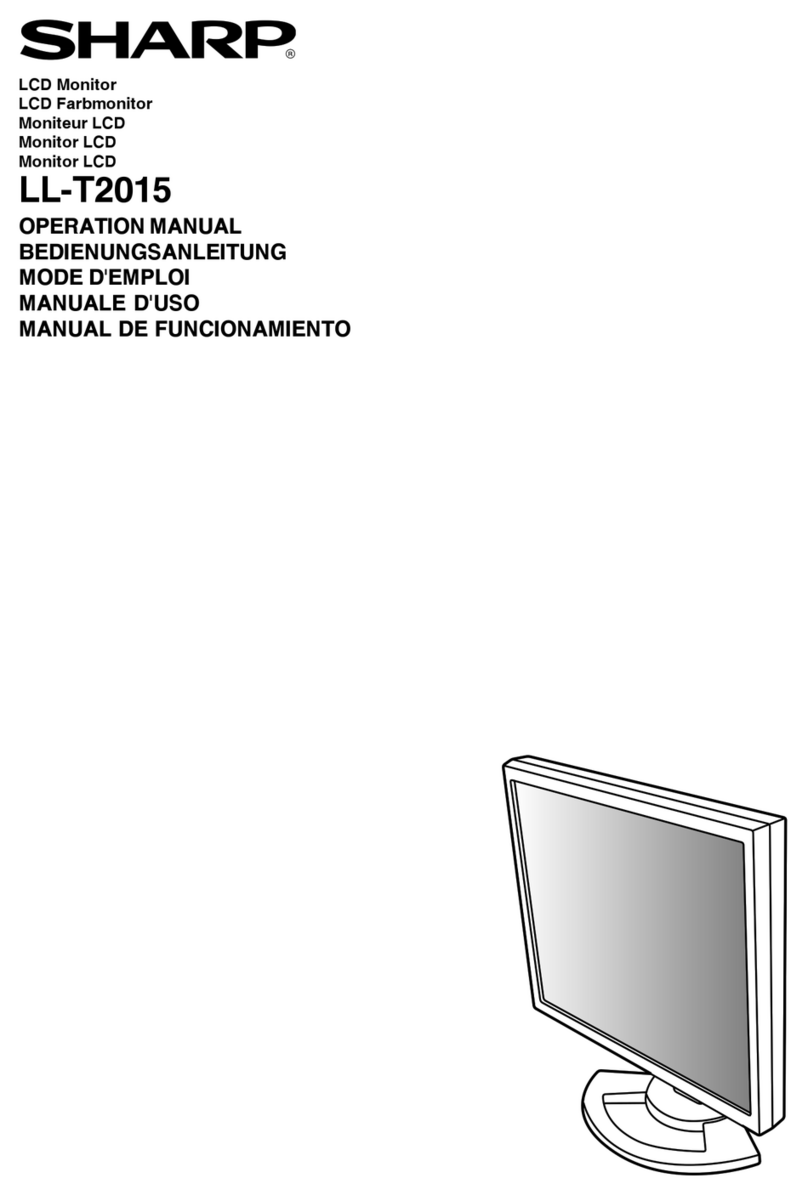 Sharp LL-T2015 User manual Sharp LL-T2015 User manual