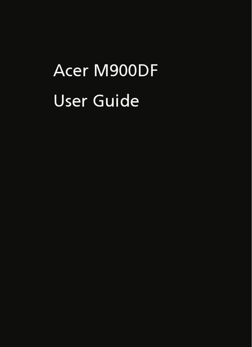 Acer M900DF User manual