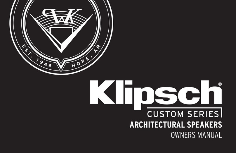 Klipsch SKYHOOK CS-16C II User manual