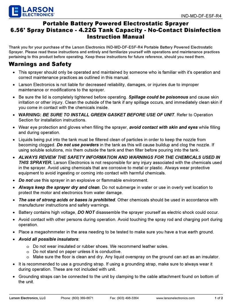 Larson Electronics IND-MD-DF-ESF-R4 User manual