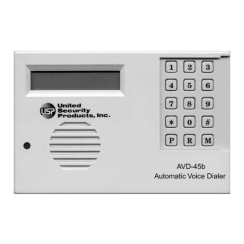 United Security Products AVD-45 Installation and instruction manual United Security Products AVD-45 Installation and instruction manual