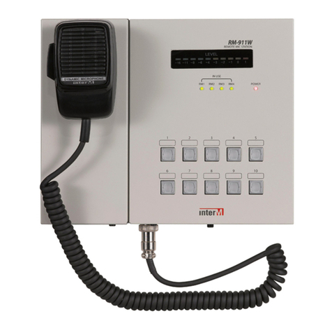 Inter-m RM-911W Operation manual