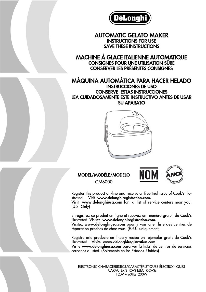 DeLonghi GN6000 Instructions for use