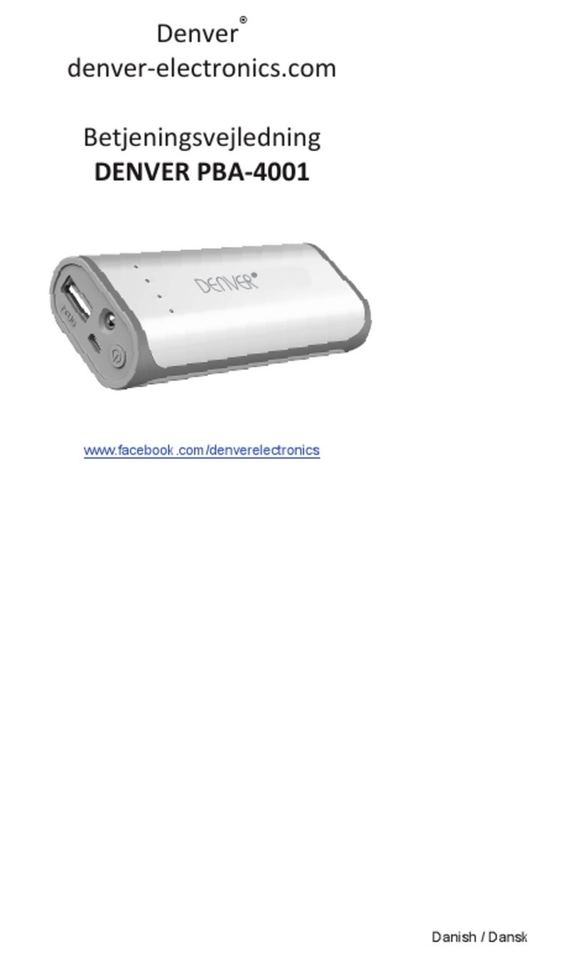 Denver Electronics PBA-4001 MK2 manual Denver Electronics PBA-4001 MK2 manual