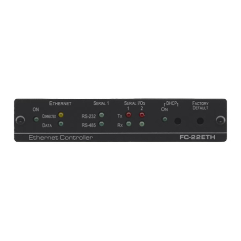 Kramer FC-22ETH User manual