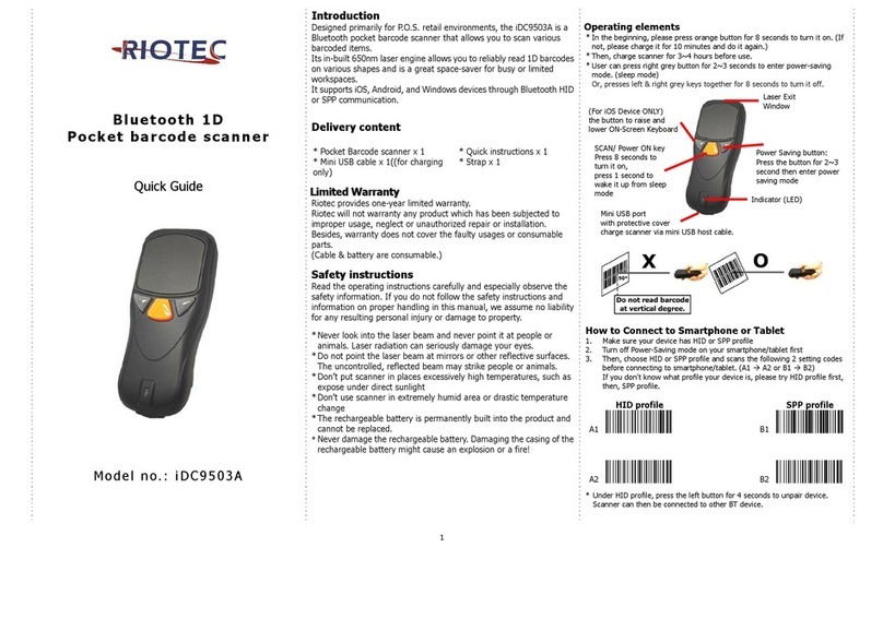 RIOTEC iDC9503A quick guide