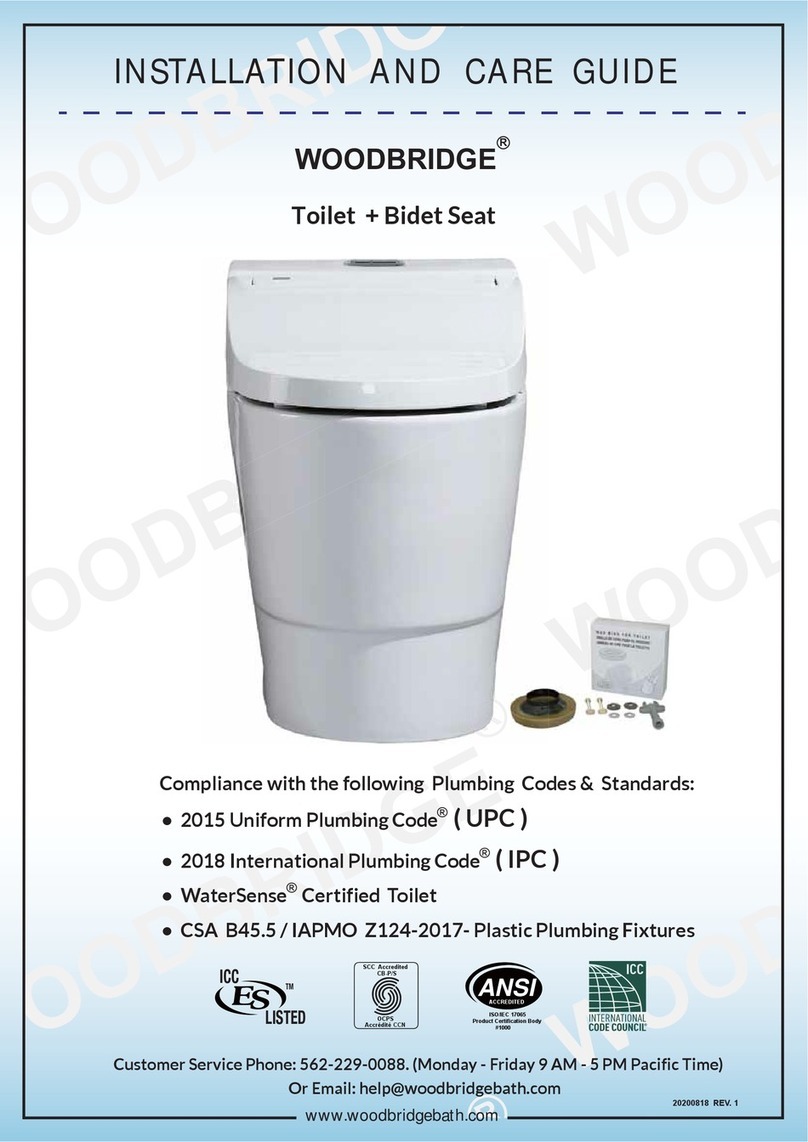 Woodbridge T-0737 Installation and care guide