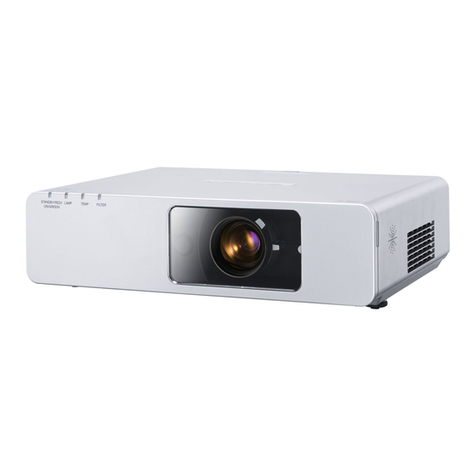 Panasonic PT-F100NTE User manual