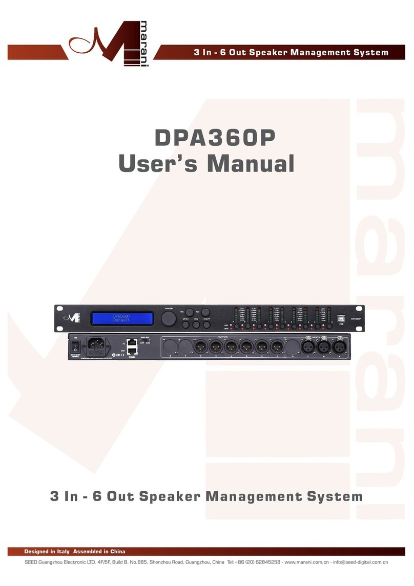 Marani P Series user manual