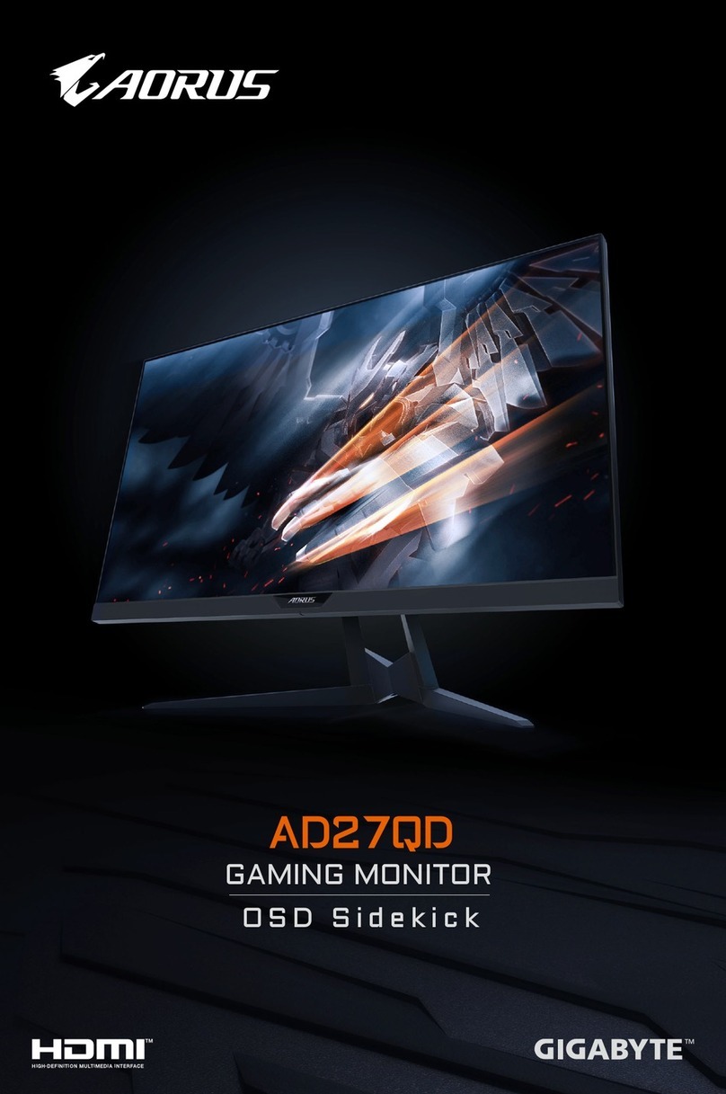 Gigabyte AORUS AD27QD-EK User manual