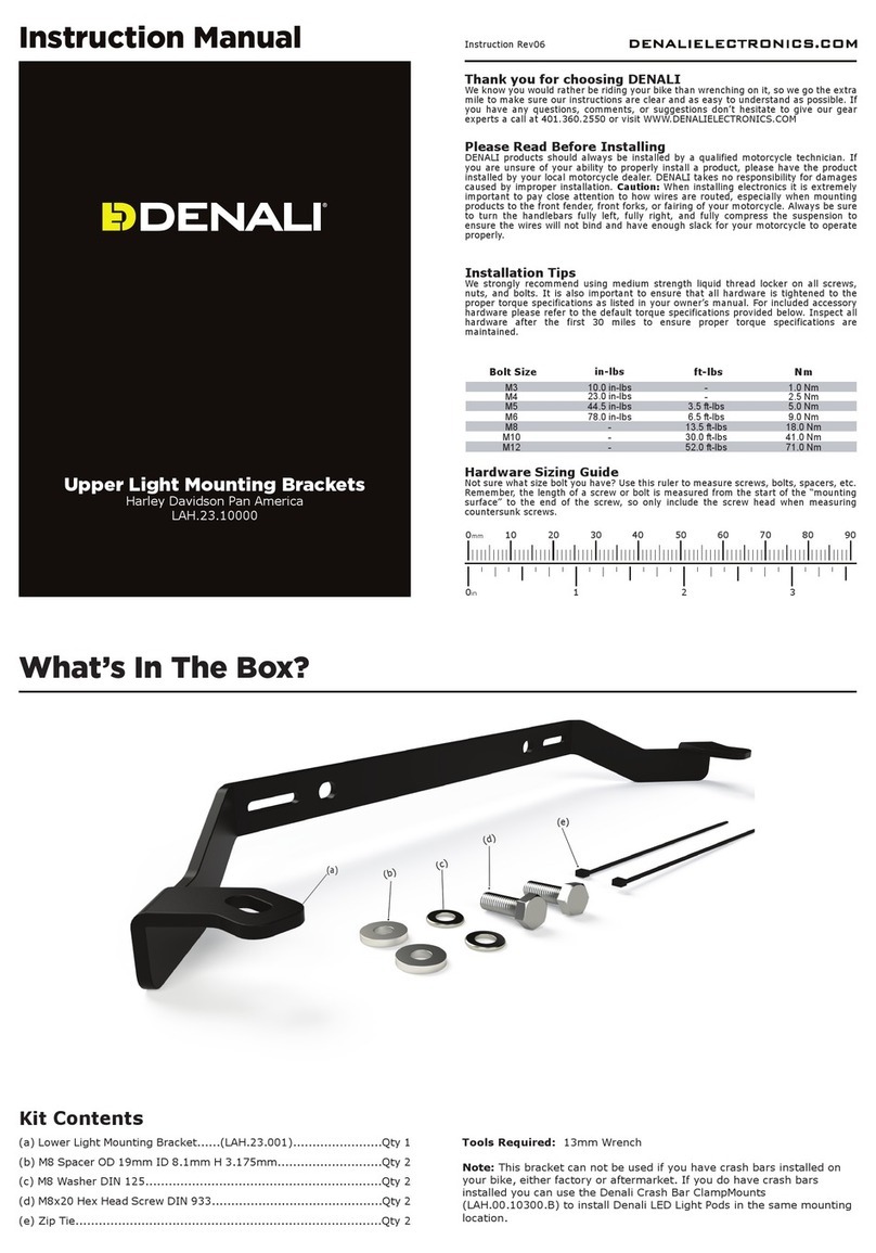 Denali LAH.23.10000 instruction manual