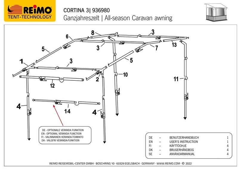 Reimo CORTINA 3 quick start guide