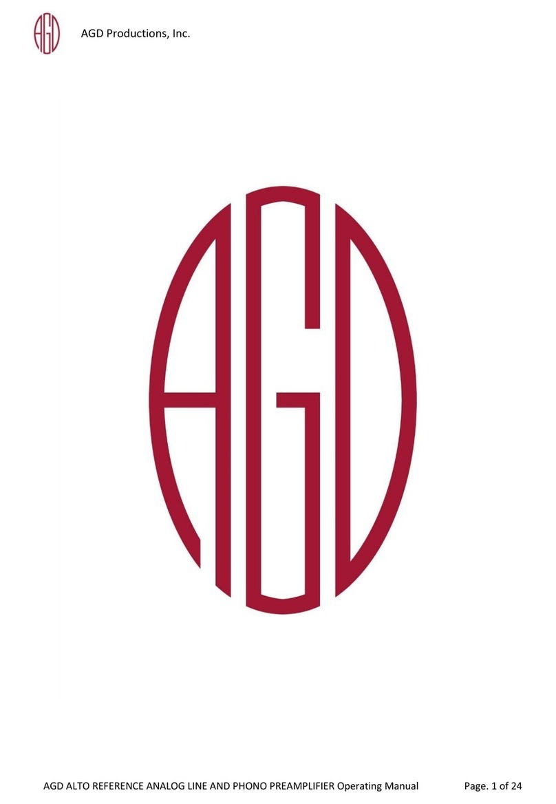 AGD Alto operating manual