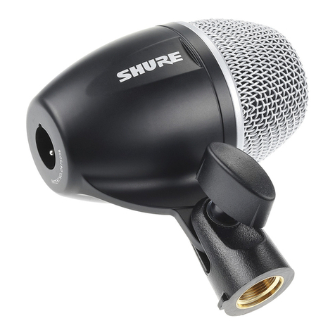 Shure PG52 User manual